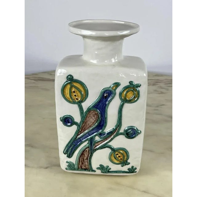 White Vintage Italian Thun Vase, 1950s For Sale - Image 8 of 8