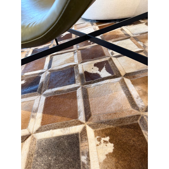 Blu Dot Deep Thought Leather Lounge Chair, Loden Green For Sale - Image 11 of 12