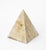 Mid-Century Travertine Marble Pyramid Paperweight attributed to Fratelli Mannelli, 1970s For Sale - Image 4 of 8