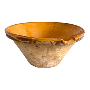 19th C French Terracotta Tian Confit Bowl
