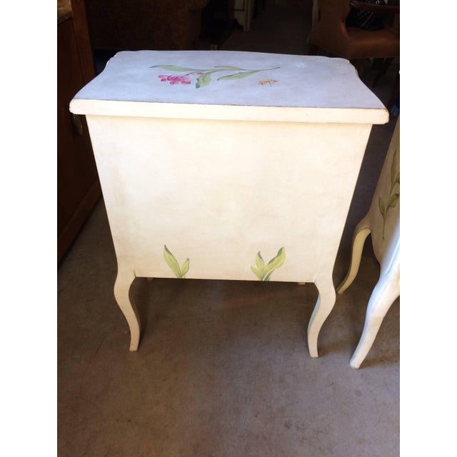 Romantic HandPainted Nightstands by Patina a Pair Chairish