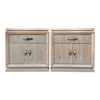 Thomasville Stone Terrace Nightstands - a Pair For Sale