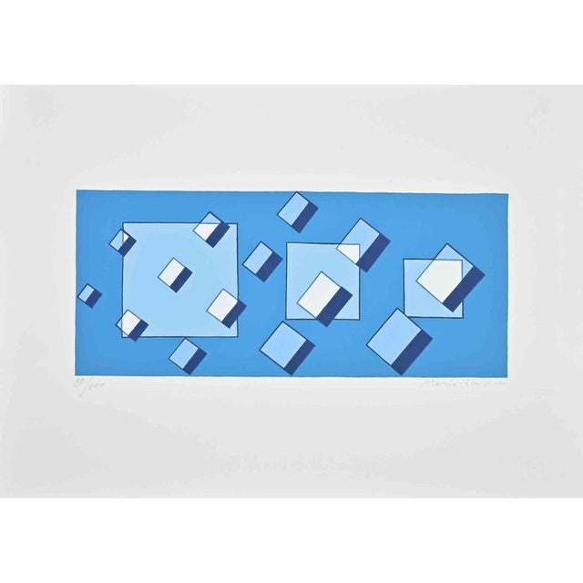 Mario Radice, The Distruction, Screen Print, 1974 For Sale - Image 3 of 3