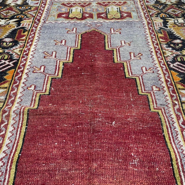 Vintage Turkish Rug, 1940s For Sale - Image 6 of 11