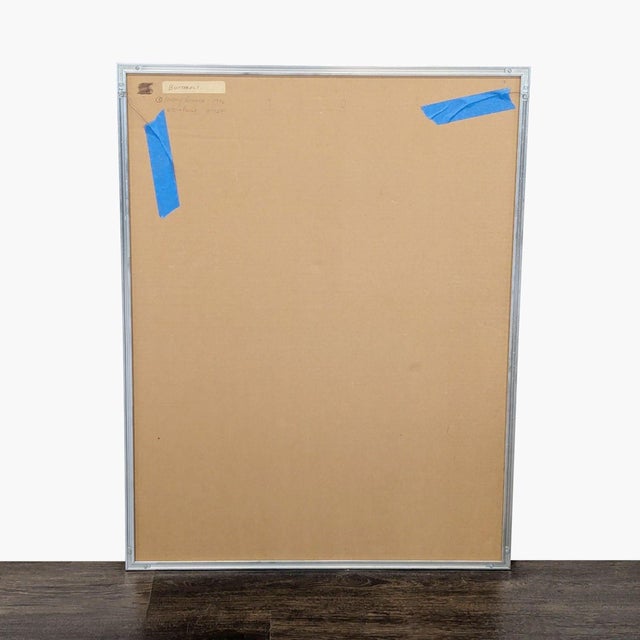 This unique abstract watercolor painting by Gizdich from 1976 features flowing shapes and vibrant colors. The artwork is...