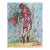 Buy Her Flowers - Original Contemporary Cowgirl Painting on Canvas by Jesse Black For Sale