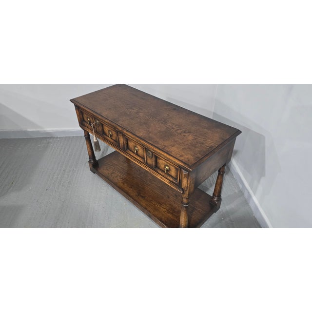 Oak Sideboard with Dresser Base, 1920 For Sale - Image 11 of 18