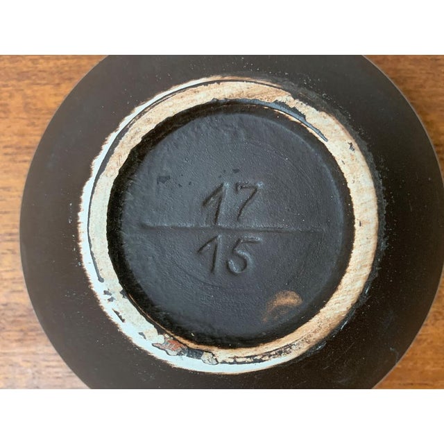 Mid-Century German Pottery Minimalist Bowl, 1960s For Sale - Image 12 of 15