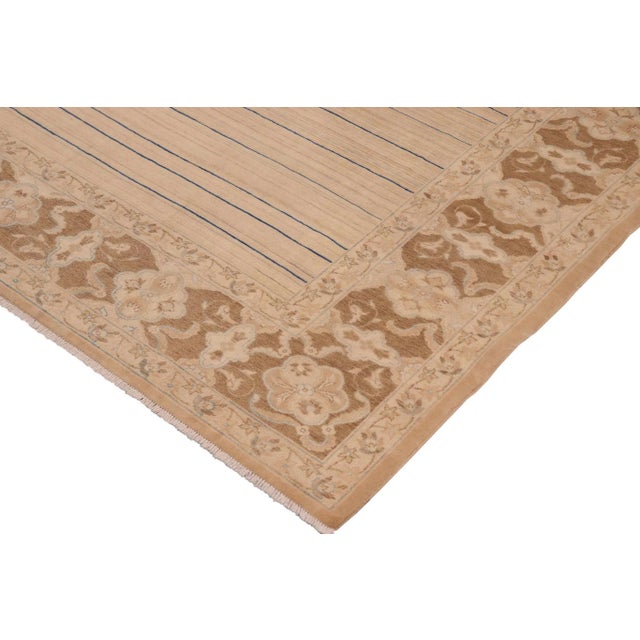 1980s Vintage Boho Chic Multi/Brown Wool Rug - 10'1" X 13'2" For Sale - Image 4 of 10