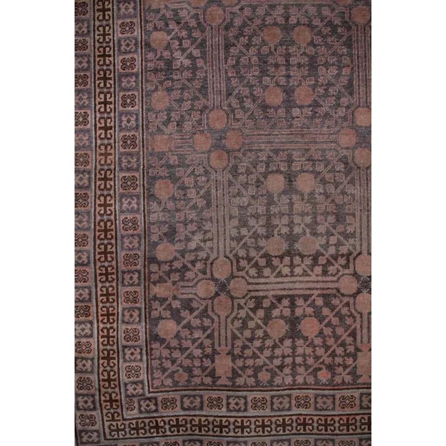 Antique Kothan Rug, 1920s For Sale - Image 3 of 7