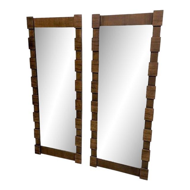 Mid-Century Modern Mirrors - a Pair For Sale