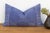 Textile Blockprint Linen Jaipur Lumbar "Indigo" Pillow Cover For Sale - Image 7 of 7