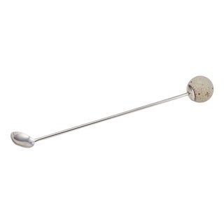 Golf Ball Cocktail Mixing Spoon, 1930s For Sale