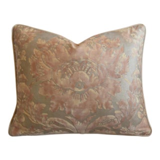 Designer Mariano Fortuny Vivaldi Italian Feather/Down Pillow For Sale