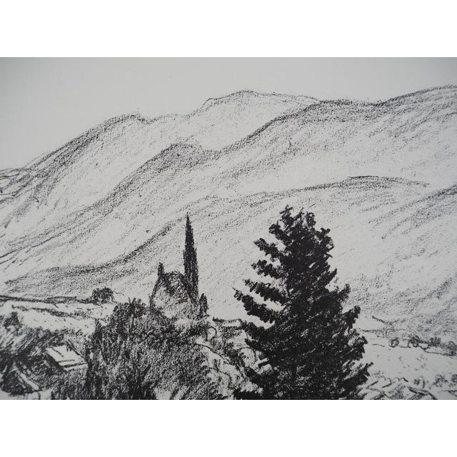 Albert Marquet, Graubünden, 1947, Original Lithograph For Sale - Image 4 of 8