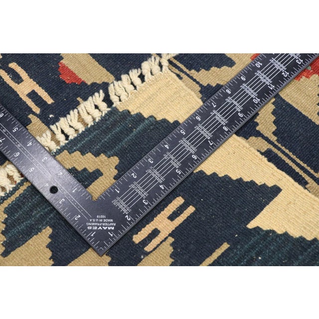 Late 20th Century Vintage Persian Shiraz Kilim Rug - 02'00 X 02'11 For Sale - Image 5 of 9