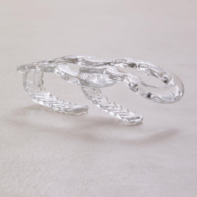 Angelo Mangiarotti 1970s Italian Tiered Murano Glass Chandelier Attributed to Angelo Mangiarotti For Sale - Image 4 of 7