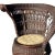 Early 20th Century Eastern Seaboard Jenkins & Phipps Stick and Ball Wicker Portrait Chair For Sale - Image 12 of 12