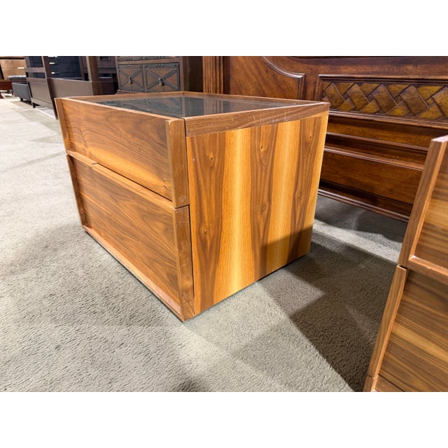 Huppe Two Drawer "Swan Collection" Nightstand For Sale - Image 4 of 6