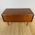 Wood Vintage Scandinavian Low Cabinet with Drop-Leaf Door in Teak, 1960s For Sale - Image 7 of 11