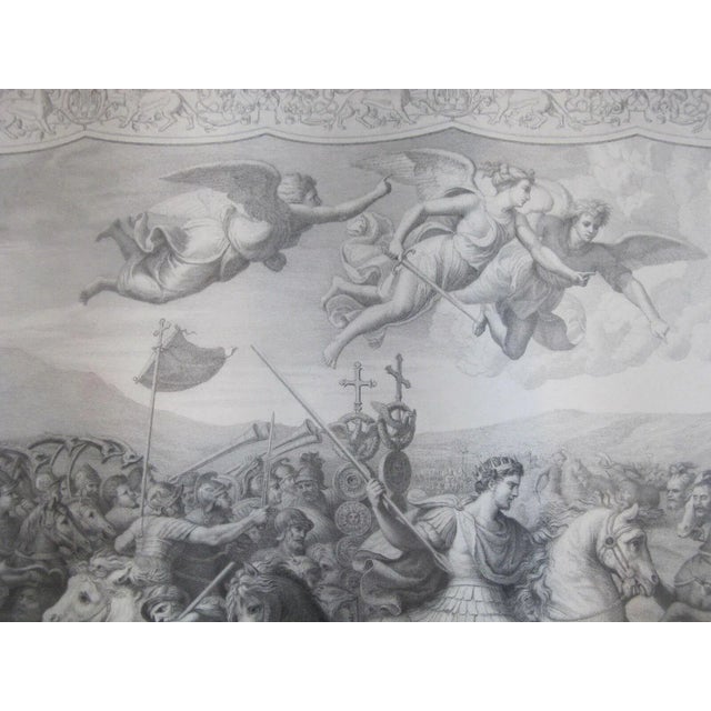 Battle of Constantine Against Maxentius After Raphael Angelo Riggi Print For Sale - Image 11 of 13