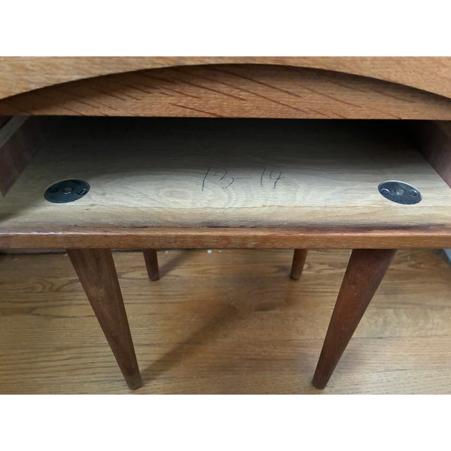 1960s Niels Clausen Nc Møbler Attributed Danish Oak Nightstand Bedside Table For Sale - Image 9 of 9