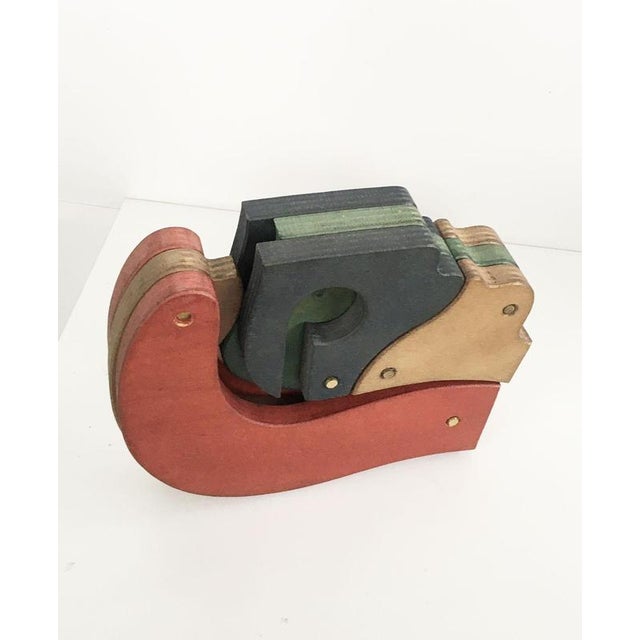 Black Bruno Chersicla, Kinetic Sculpture, 1980, Wood For Sale - Image 8 of 15