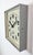 Industrial Vintage Industrial Square Wall Clock from Rodopa Chepelare, 1960s For Sale - Image 3 of 18
