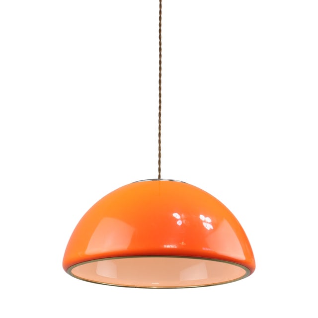 Space Age Cabras Pendant Lamp by Luigi Massoni for Guzzini, 1960s For Sale