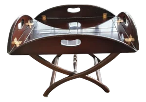 Marine Table in Mahogany, 19th Century