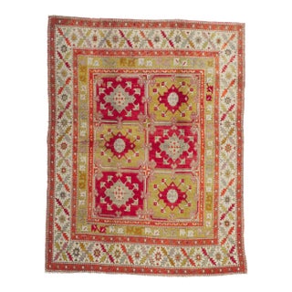 Vintage Turkish Oushak Rug with Modern Style - 06'01 x 07'10 For Sale