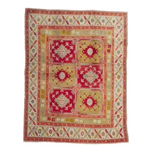 Vintage Turkish Oushak Rug with Modern Style - 06'01 x 07'10