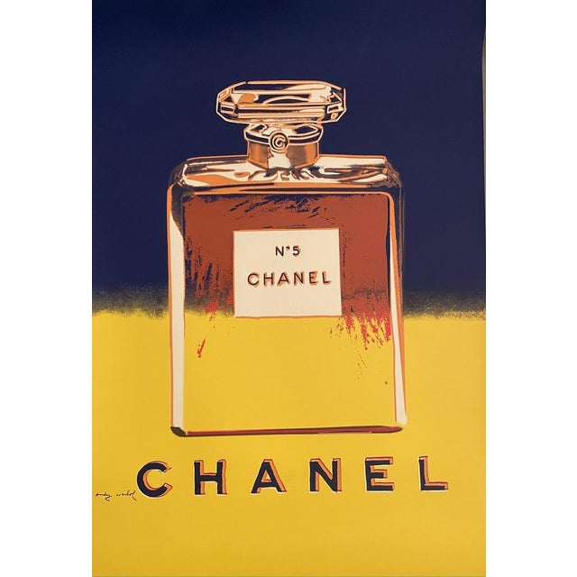 After Andy Warhol, Chanel, Silkscreen, 1997 For Sale - Image 3 of 3