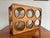 1970s Vintage Danish Modern Walnut Wine Rack, Holds 6 Bottles For Sale - Image 9 of 11