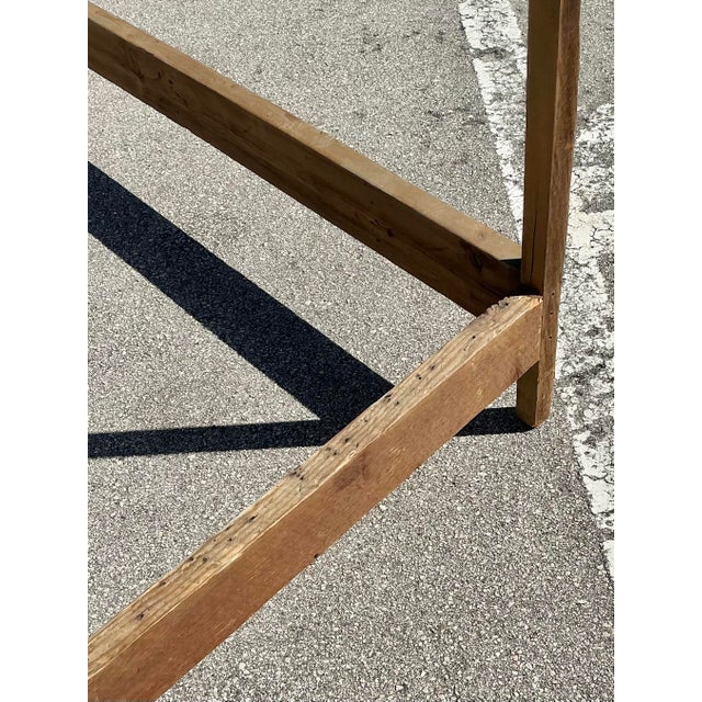 Vintage Rustic King Canopy Bed For Sale In West Palm - Image 6 of 12
