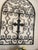 Black rod iron with cross in the middle, very sturdy