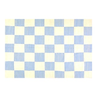 Afghan Modern Flatweave Kilim Wool Rug, 5'3''x7'11'' For Sale