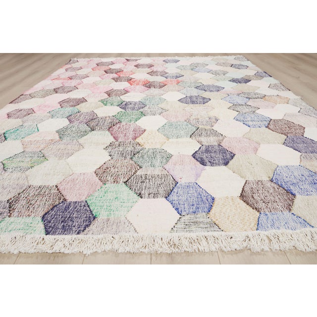 Contemporary Turkish Kilim Rug, 08'04 X 11'05 For Sale - Image 9 of 10