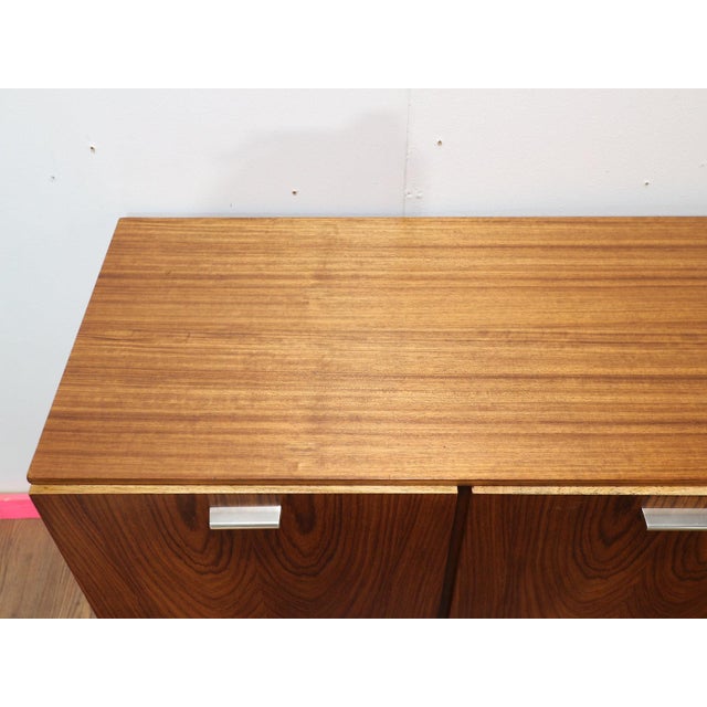 1960s Mid Century Modern Vintage Teak Sideboard Credenza by Wrighton Danish Style For Sale In Greensboro - Image 6 of 15