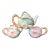 Vintage 1987 Fitz & Floyd Cala Lilly Tea Set - 3 Pieces For Sale