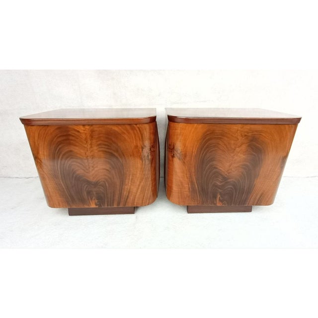 Bedside Tables by Jindřich Halabala for Up Závody, 1960s, Set of 2 For Sale - Image 18 of 18