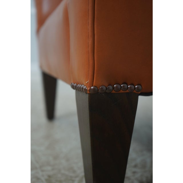 Pair of George Smith Butterfly Leather Club Chairs For Sale - Image 13 of 18