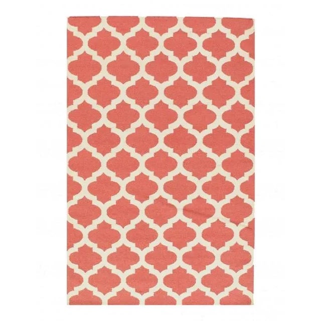 2020s Rust Modern Hand Knotted Rug For Sale - Image 4 of 4