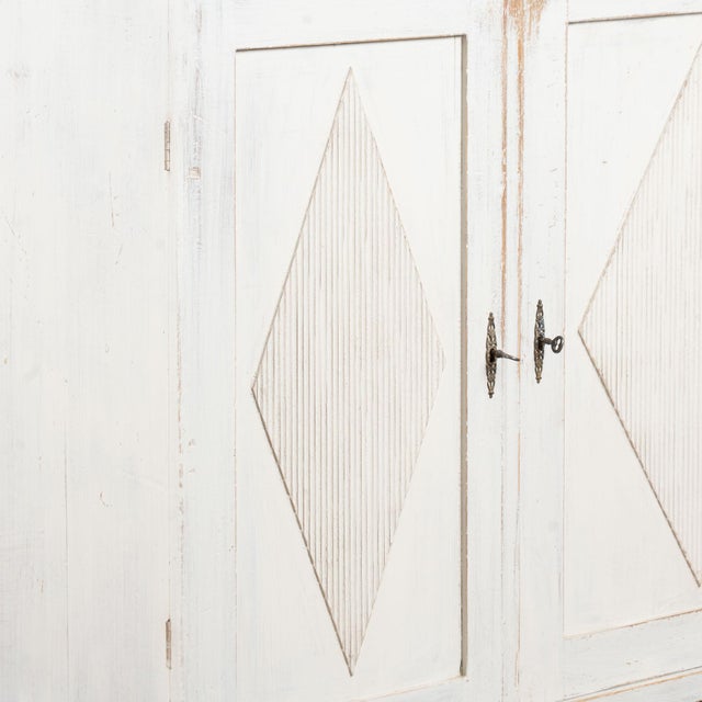 19th Century Swedish White Gustavian Pine Sideboard Buffet For Sale - Image 15 of 18