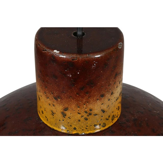 1970s 1970s Enamel Pendant Lamp For Sale - Image 5 of 6