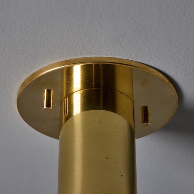 1970s Motoko Ishii Opaline Glass and Metal Ceiling or Wall Light for Staff Leuchten For Sale - Image 15 of 18