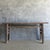 Vintage Elm Wood Console Table For Sale - Image 4 of 13