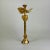 Fondica Pierre Casenove for Fondica France Tall Vintage 1990s Signed Gilt Bronze Bird & Heart Candlestick For Sale - Image 4 of 8