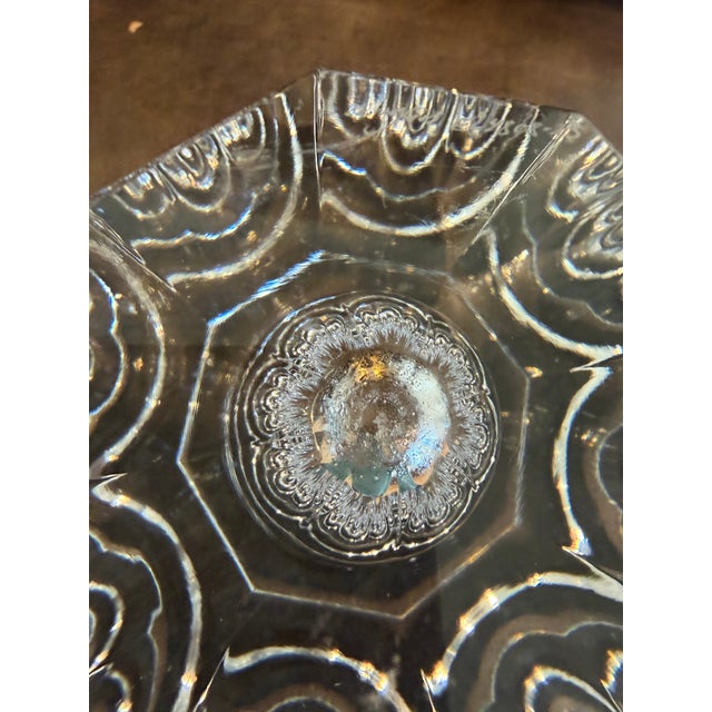 Large Orrefors Architectural Style Crystal Vase For Sale - Image 11 of 11