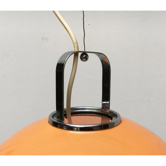 Mid-Century Space Age Italian Zurigo Pendant Lamp by Luigi Massoni for Guzzini For Sale - Image 6 of 18